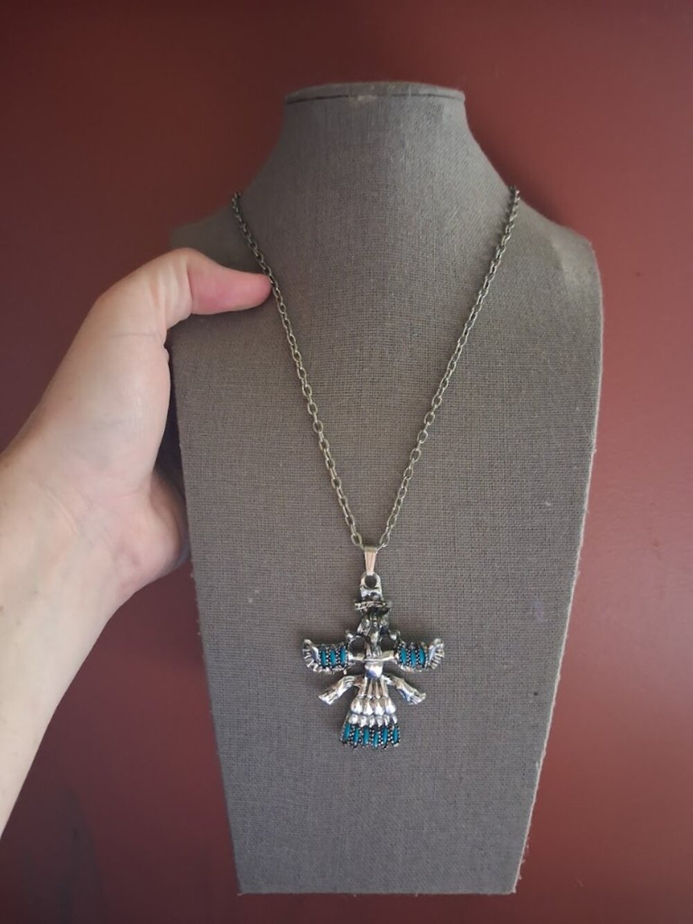24 inch Bird Totem necklace